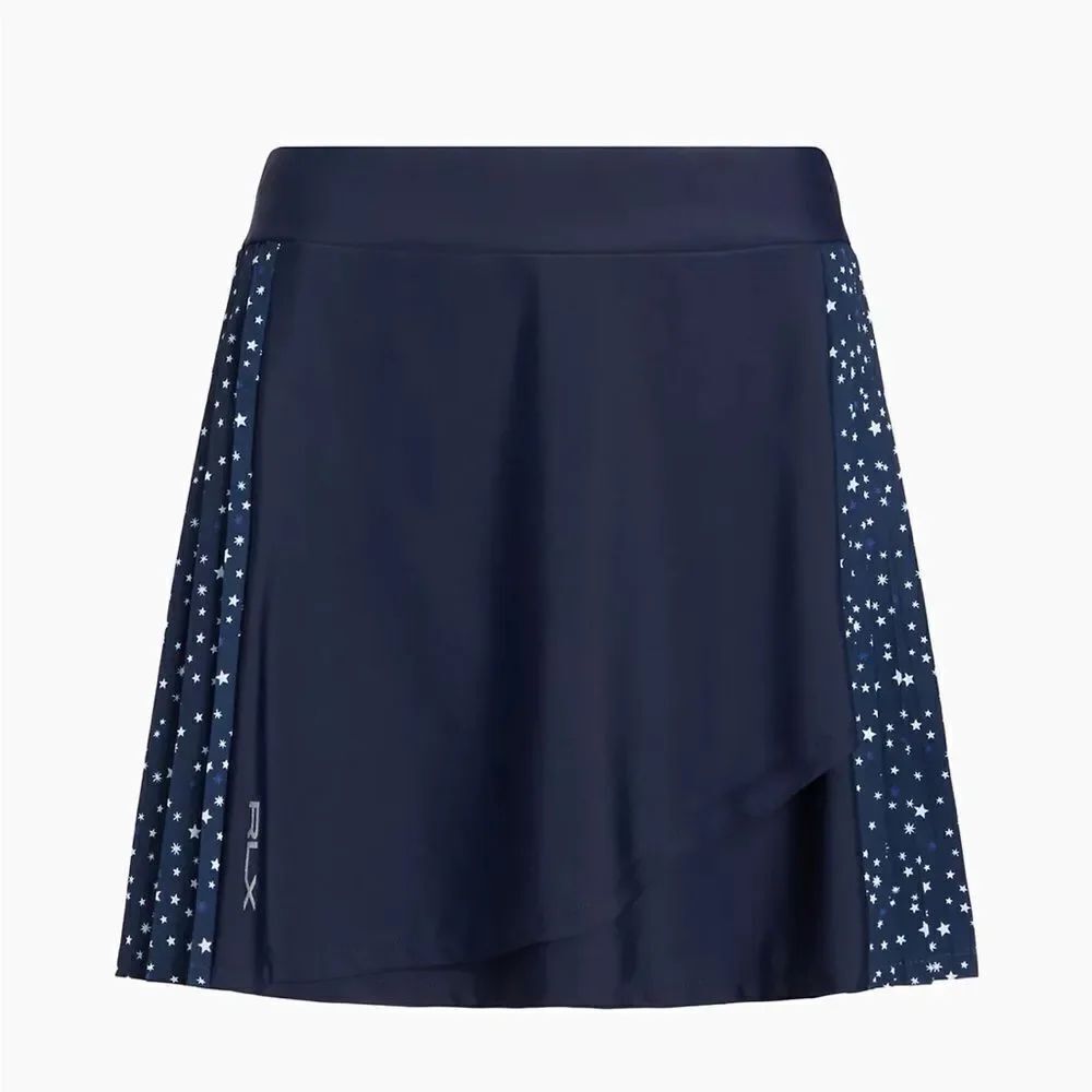 NWOT- RLX- Ralph Lauren- Dry-Wick Jersey Pleated Tennis Skort- Size Small